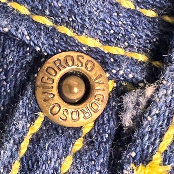 Vintage 80s New Orleans Jeans Vigoroso Denim Straight Leg High Waist Size 12/14 - Picture 13 of 13